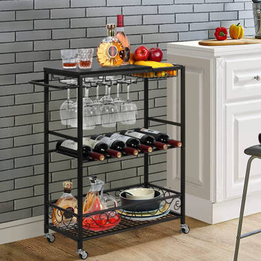 Homecho wine best sale bar cart